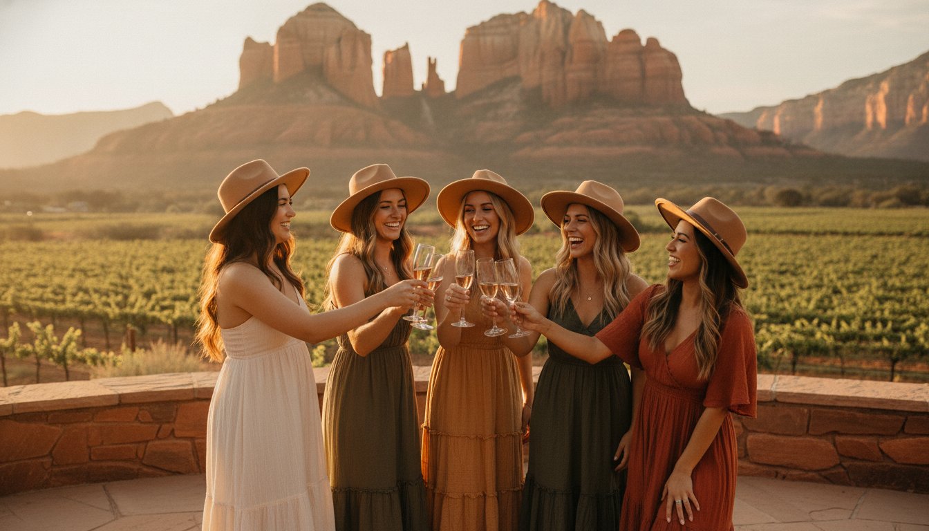 The Ultimate Sedona Bachelorette Party Wine Tour Guide for 2026