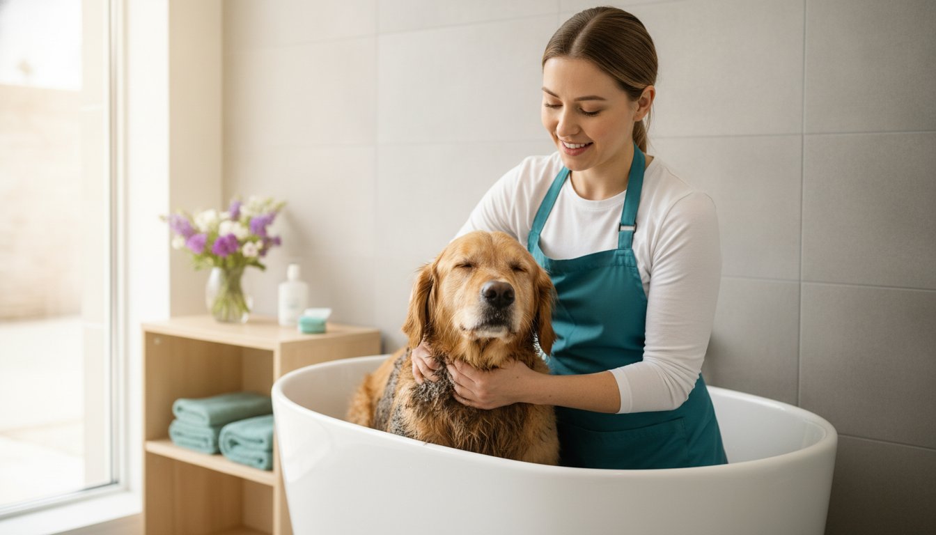 Therapeutic Mud Bath for Dogs in Lisle: A Holistic Healing Ritual
