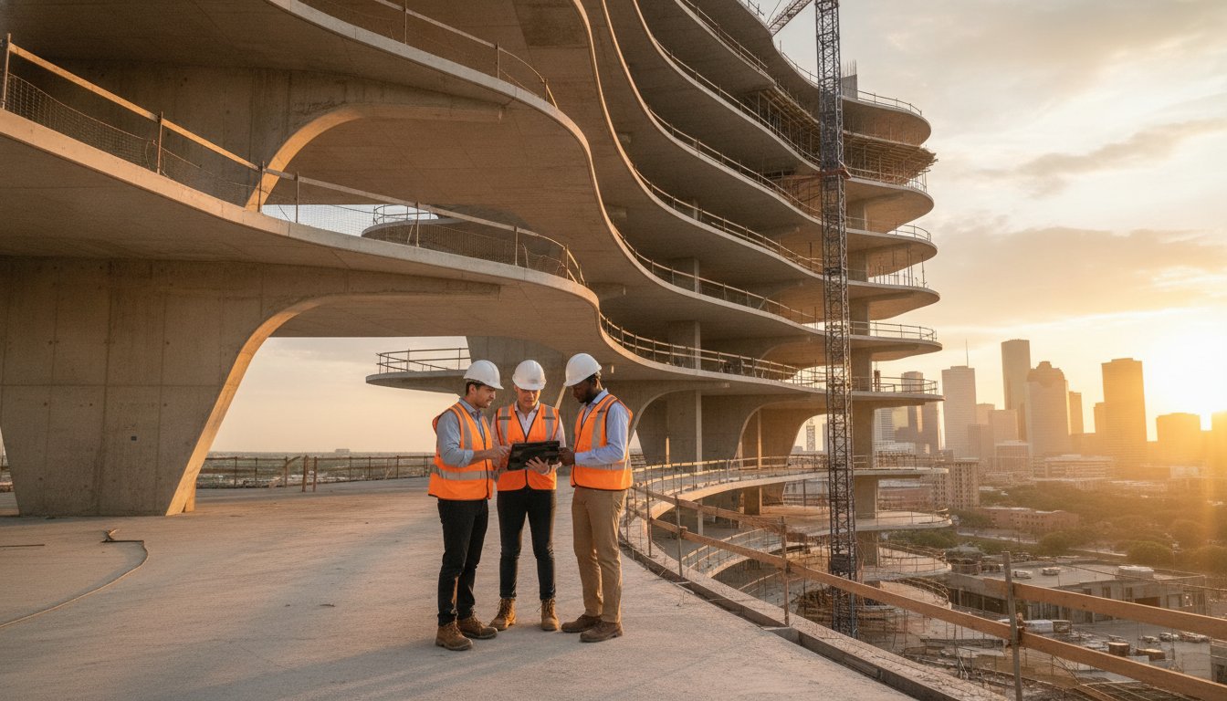 Thin Shell Cast-in-Place Concrete for Modern Hotel and Residential Construction