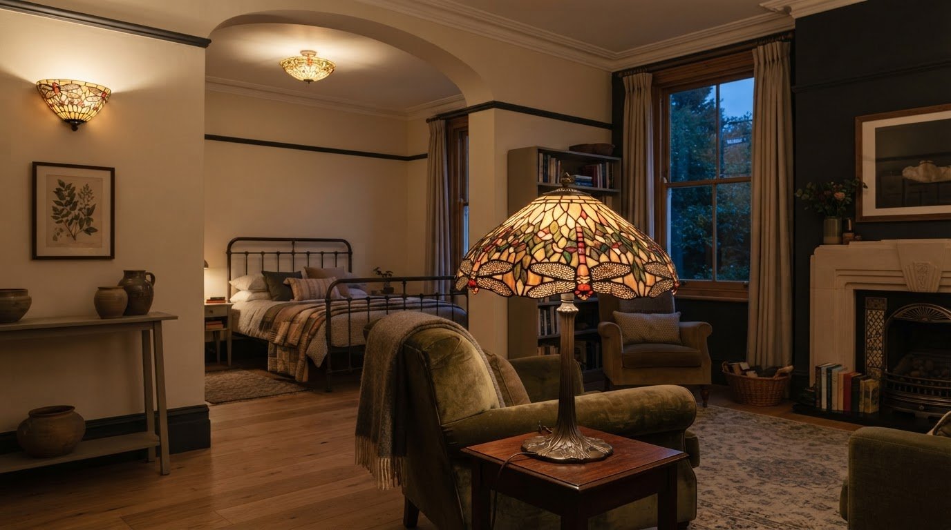 Tiffany-style lighting for rooms around the home