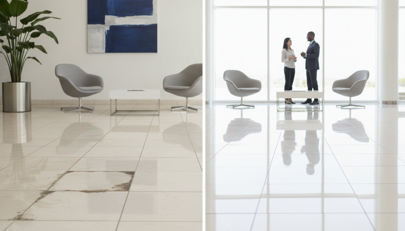 Tile and Grout Cleaning for Business in Stamford, CT: A Wellness-First Approach to Commercial Flooring