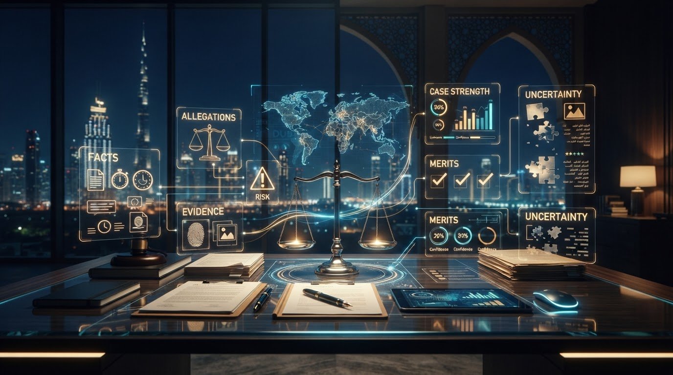 تقييم قوة الدعوى القضائية: منهج عملي لاتخاذ قرار مدروس في 2026