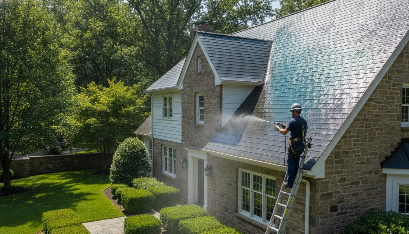 Top-Rated Roof Cleaning Montgomery County PA | Soft Wash