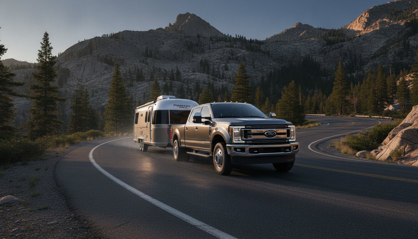 Towing a Travel Trailer in Mountains: The Responsible Towing Standard Guide