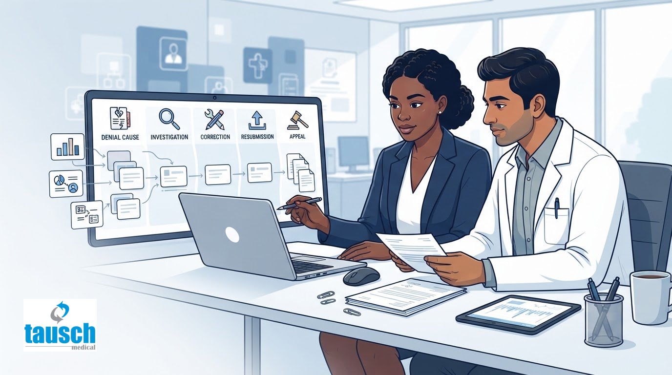 Tracking and Managing Denied Claims by Cause and Follow-Up