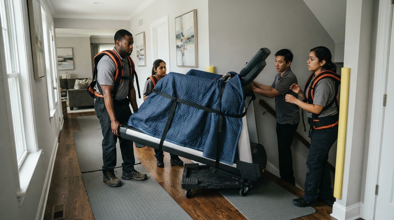 Treadmill Moving Help in Vienna: Professional Labor Only