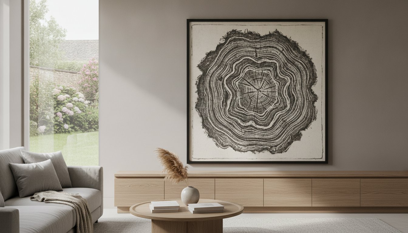 Tree Ring Wall Art: Texture and Age for Your Space