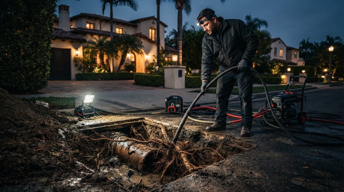 Tree Roots in Sewer Line Los Angeles: Signs & Urgent Fixes
