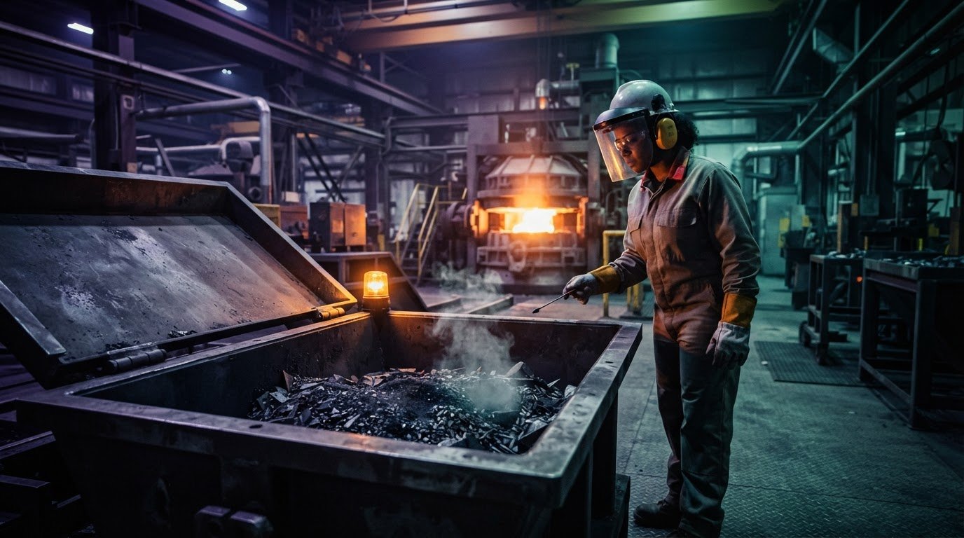 Tungsten Soft Scrap Moisture and Steam Explosion Prevention