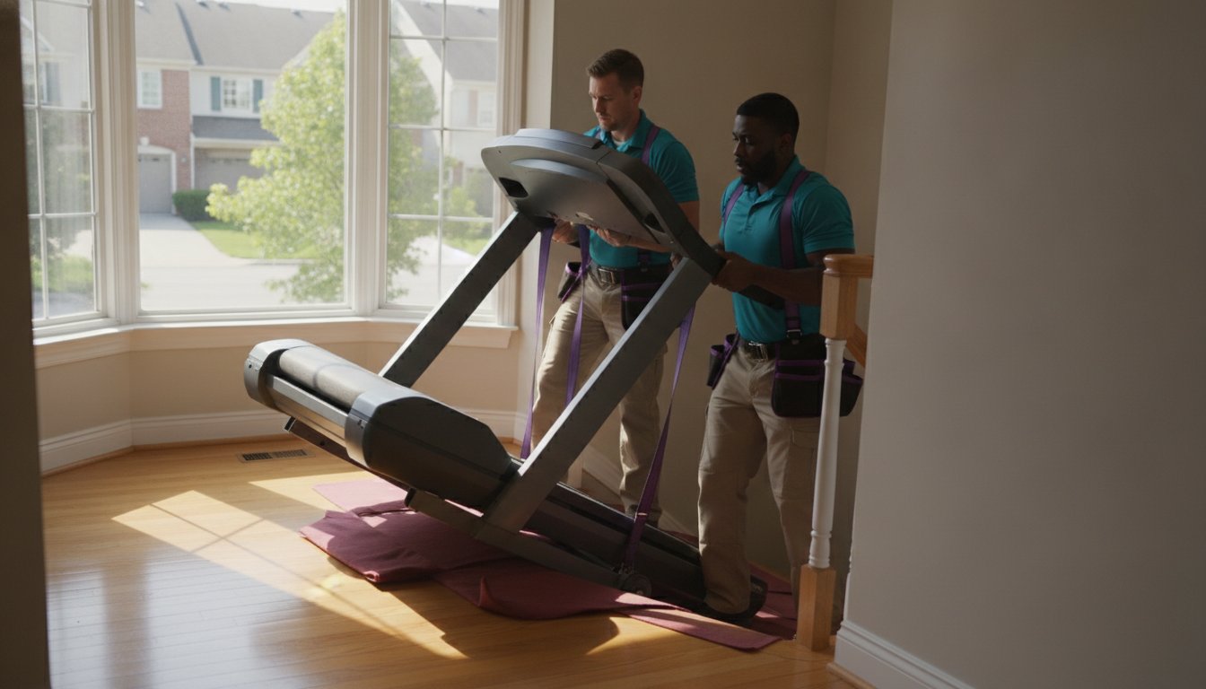 Two-Man Treadmill Moving: Room-to-Room Help in Leesburg
