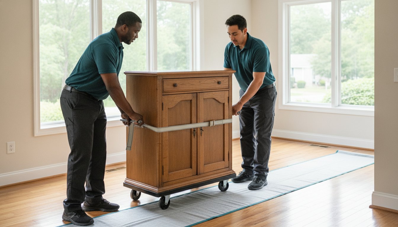 Two Men for Heavy Lifting Inside Your Fairfax House