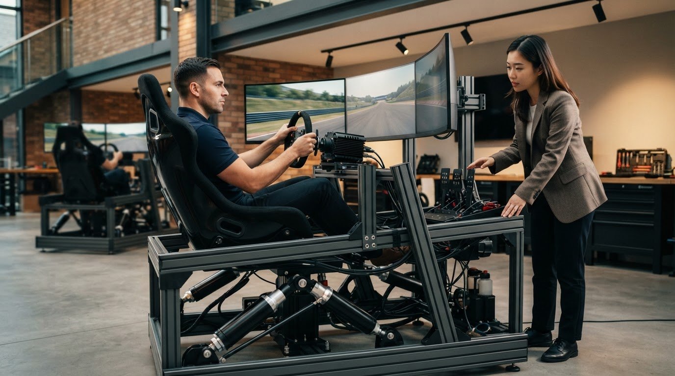 UK Made Racing Simulators: Prices, Equipment and Motion Options