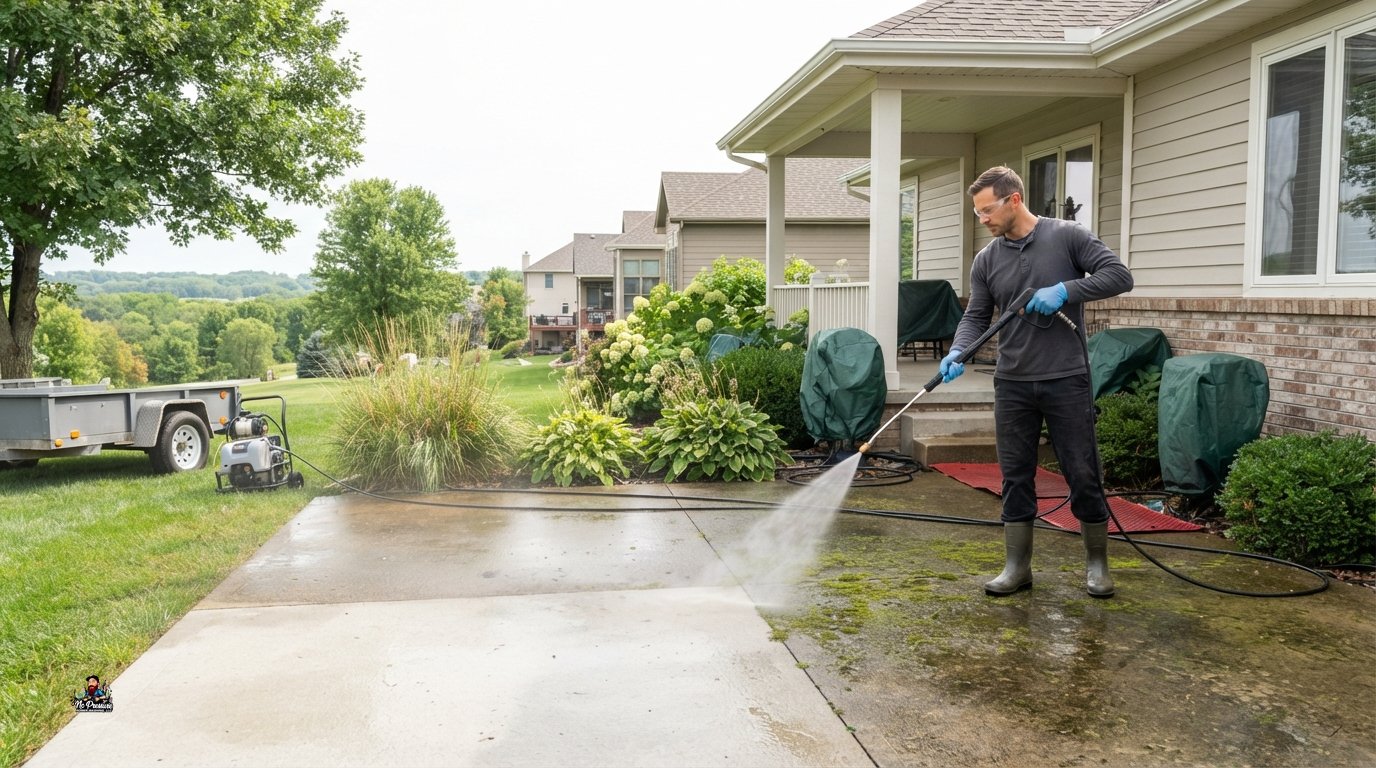 Ultimate Concrete Patio Washing Checklist: Bellevue 2026