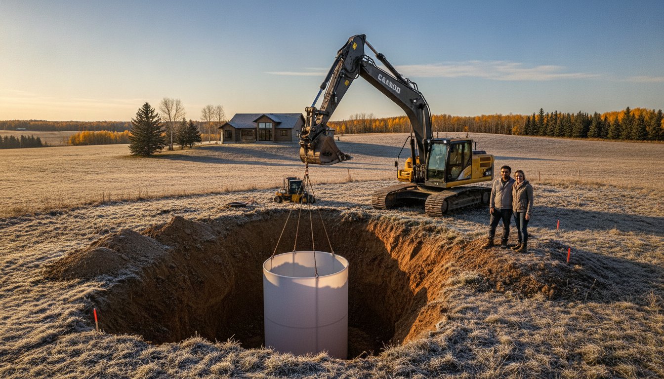 Underground Water Cistern Installation in Alberta: The 2026 Homeowner’s Guide