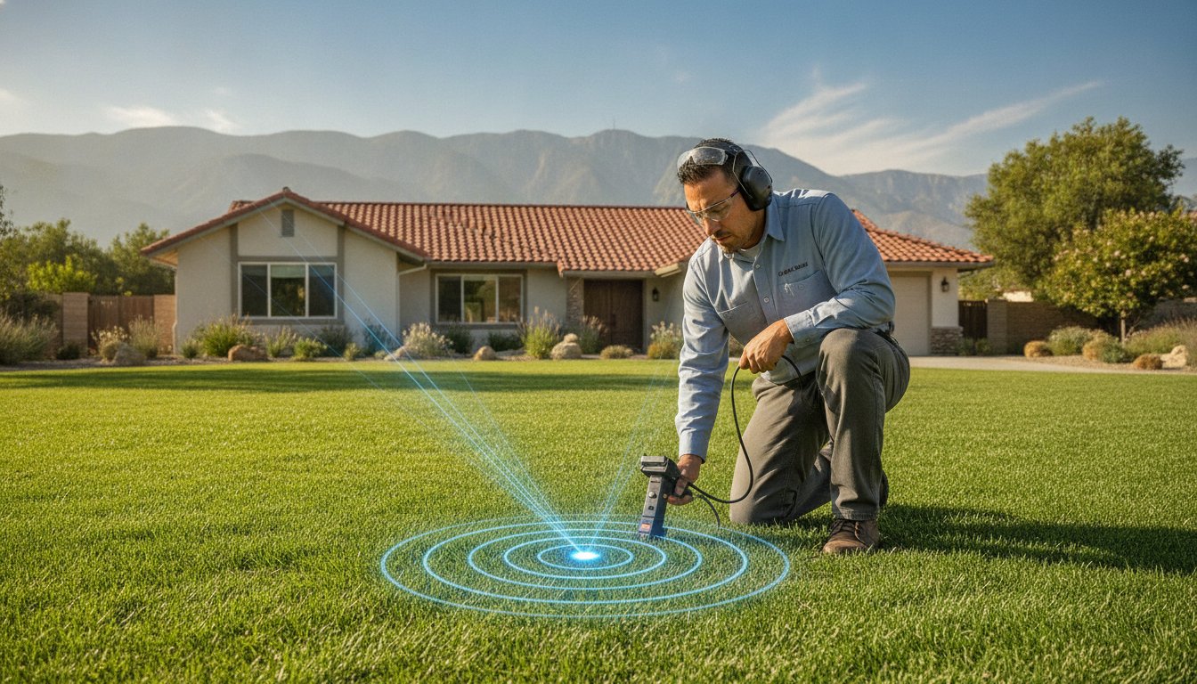 Underground Water Leak Detection in Yucaipa: Finding the Hidden Problem