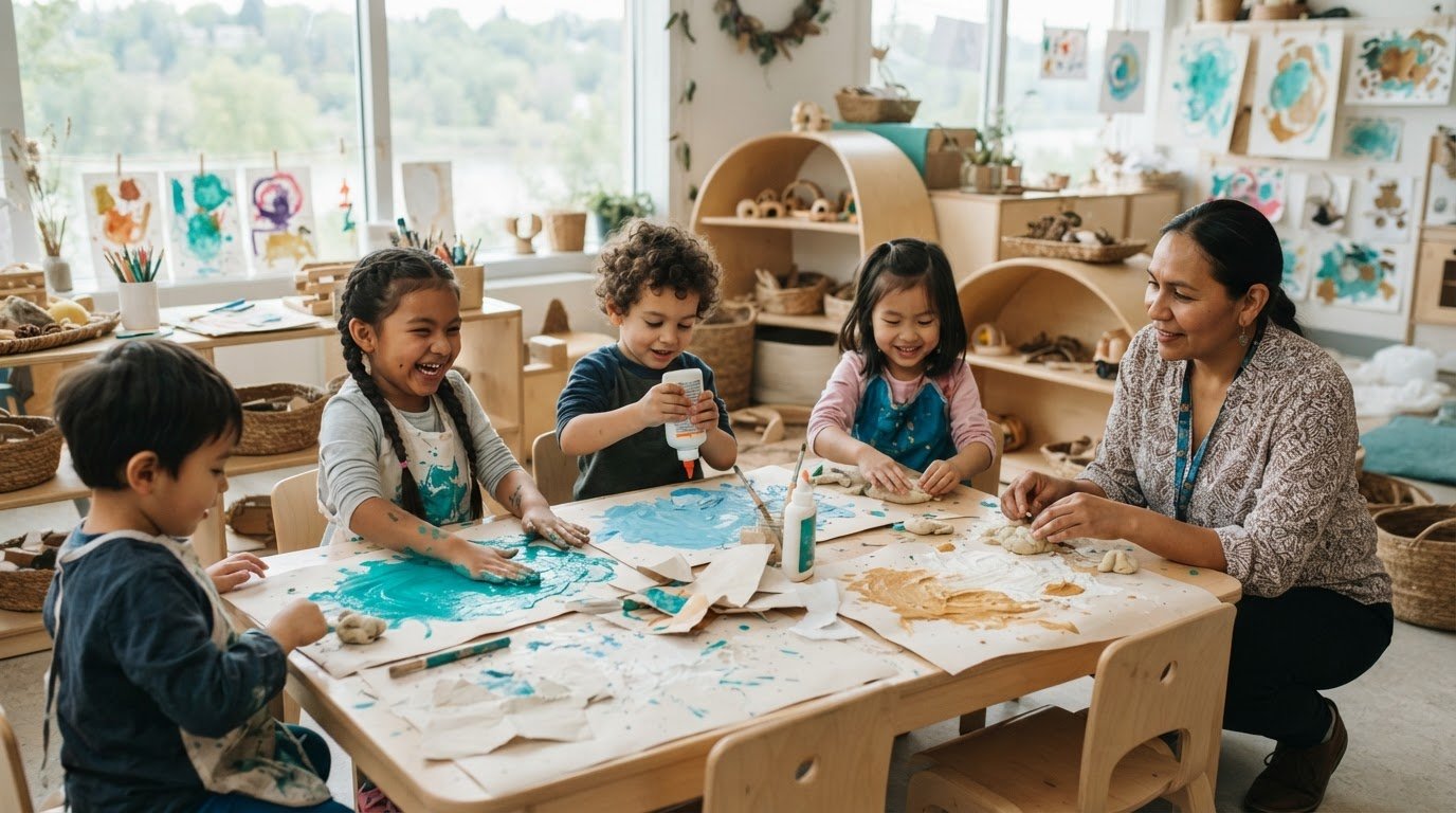 Understanding Preschool Art Projects: What Those Paint Splatters Really Mean