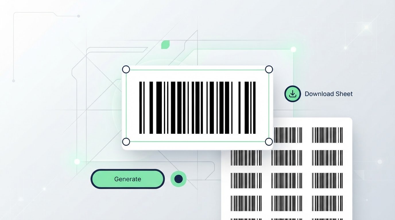 UPC-A Barcode Generator for SVG Downloads and Barcode Sheets