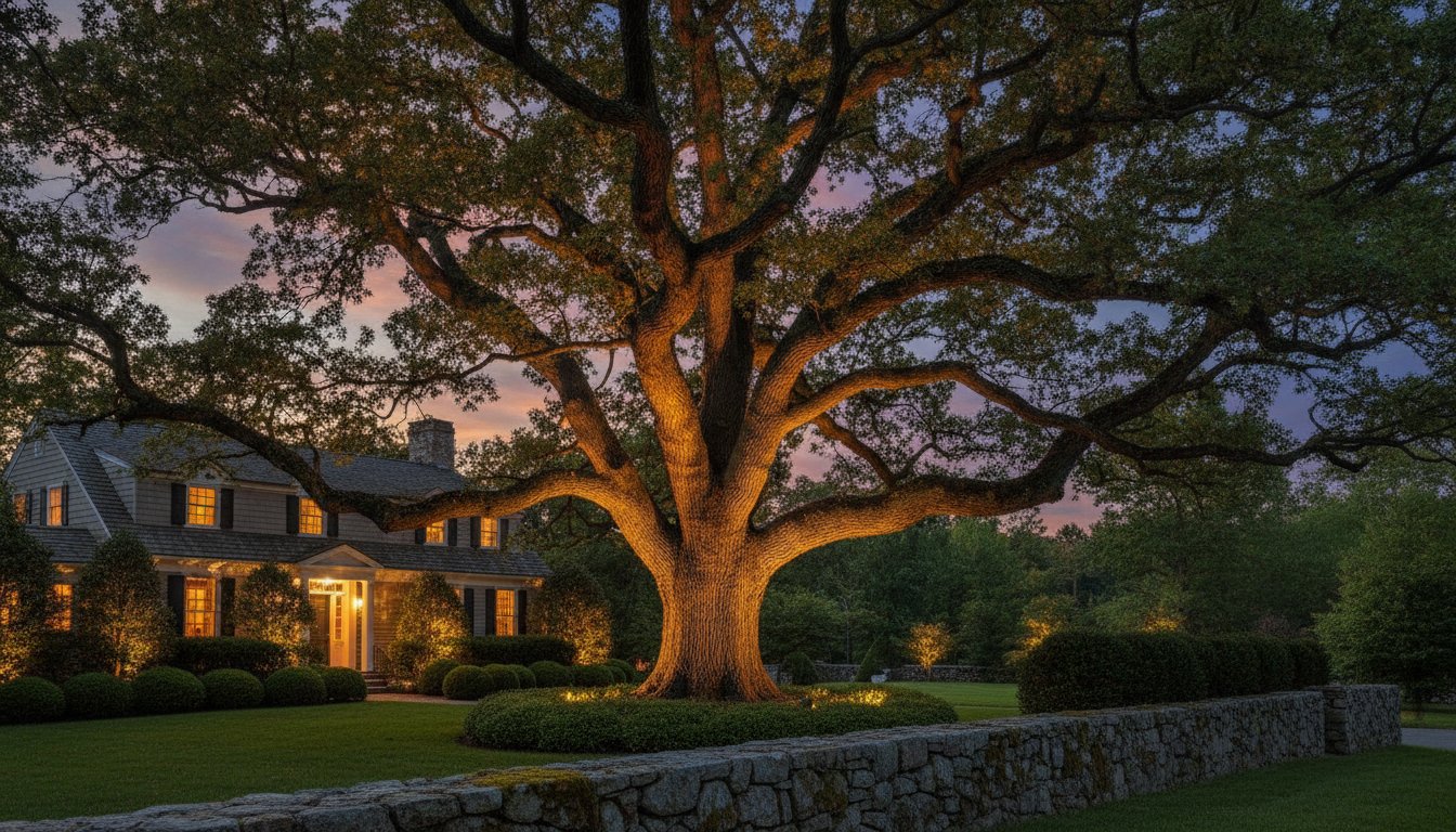 Uplighting Trees and Shrubs: Landscape Design Guide