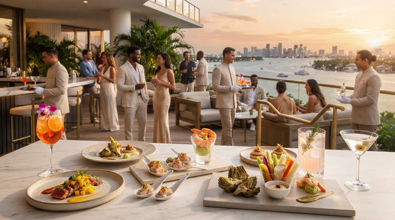 Upscale Cocktail Party Caterer Miami: The 2026 Connoisseur’s Guide