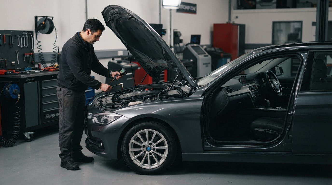 Used Car AC Checks: Electrical Controls and Hose Temperatures