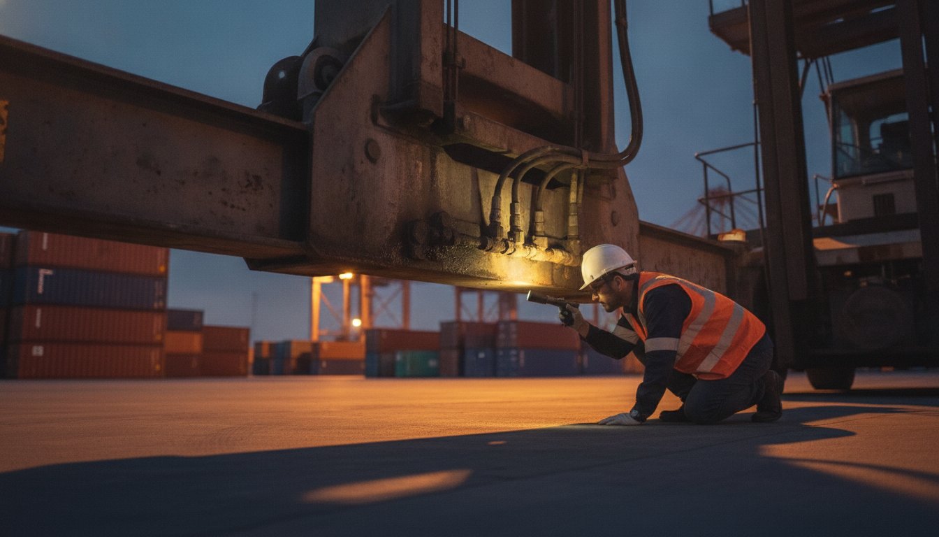 Used Reachstacker Inspection Checklist: Evaluating TCO and Performance