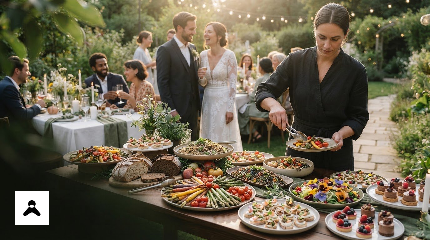 Veganes Catering für Hochzeit: So planst du Genuss ohne Kompromisse