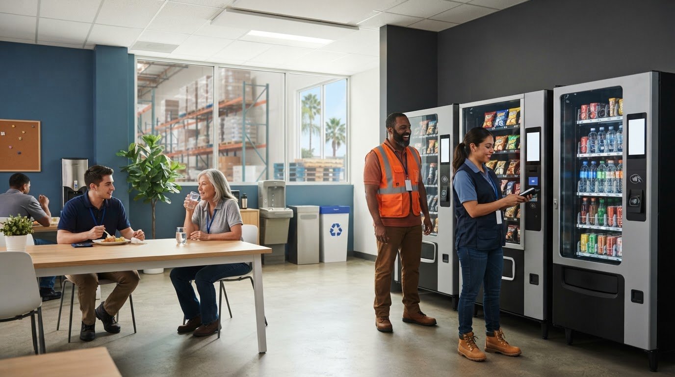 Vending for Distribution Center Break Rooms and Business Costs