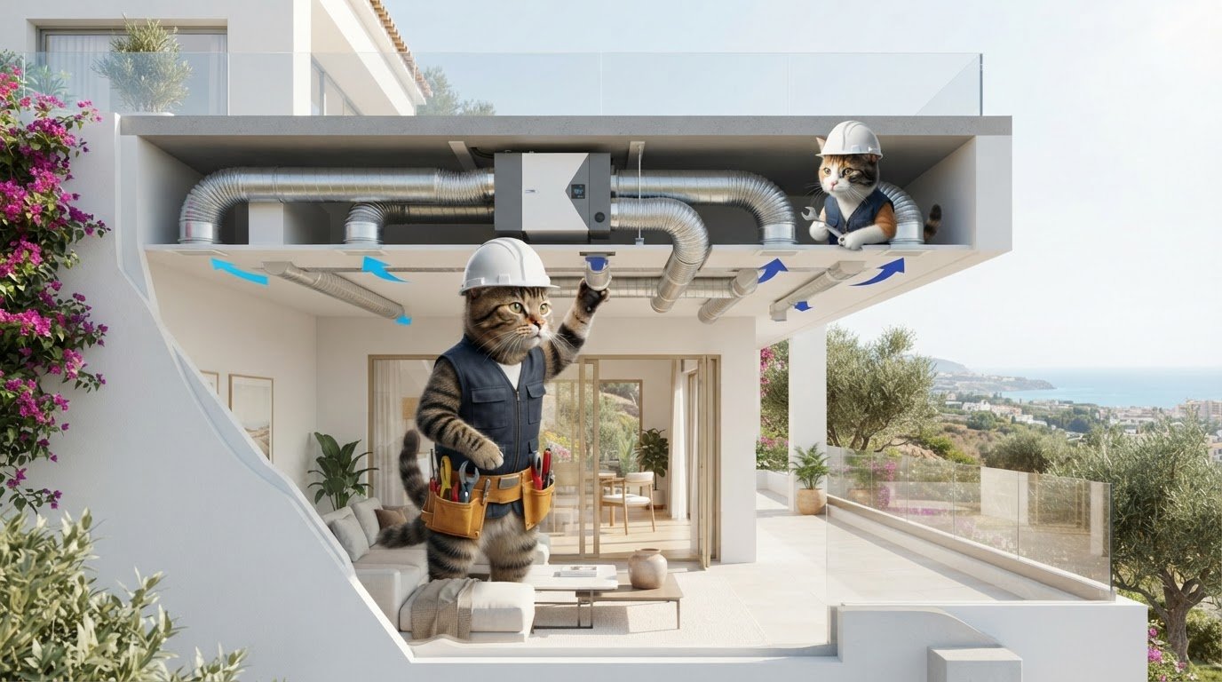 Ventilación con recuperación de calor en Málaga: guía para elegir e instalar una VMC