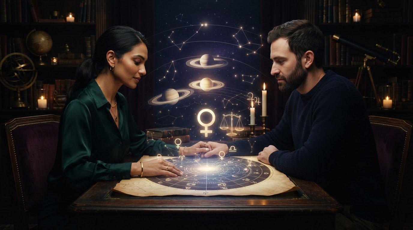 Venus in the 7th House Synastry: Attraction, Partnership, and the Full Chart