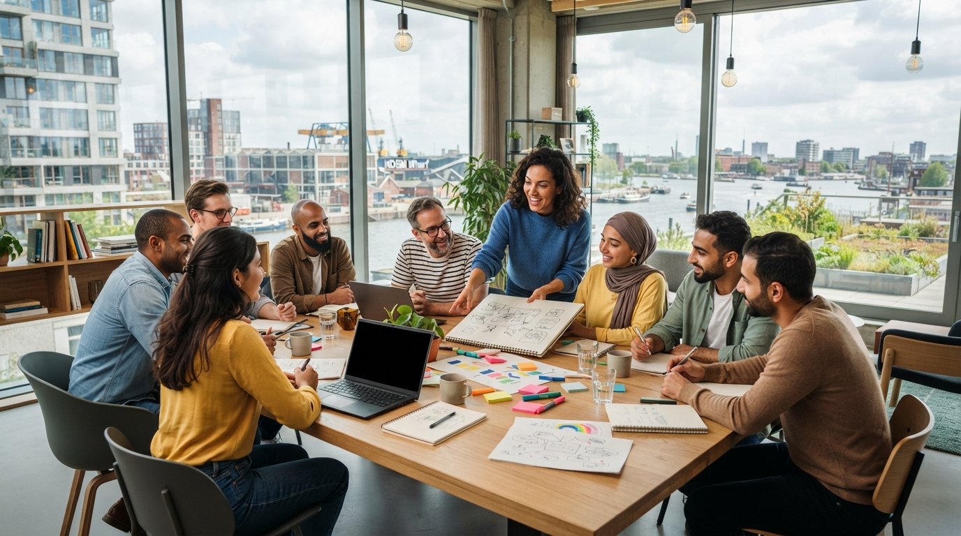 Vergaderen buiten de deur: hoe een nieuwe omgeving je productiviteit een boost geeft