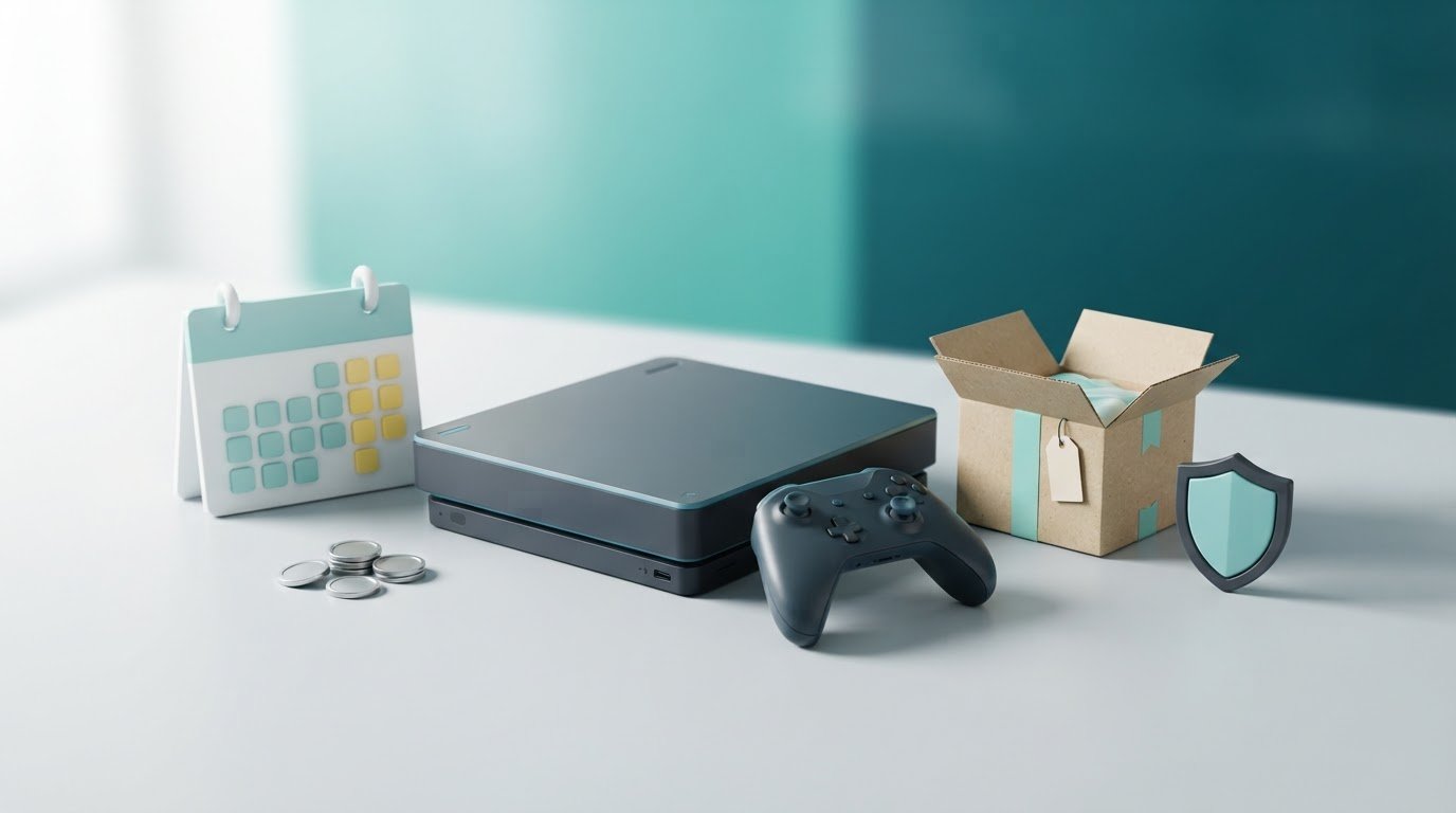 Video game console rental prices and weekly payment terms