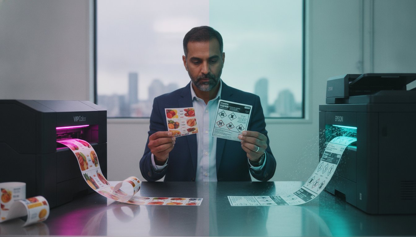 VIPColor vs Epson Label Printers: The 2026 Canadian Business Comparison