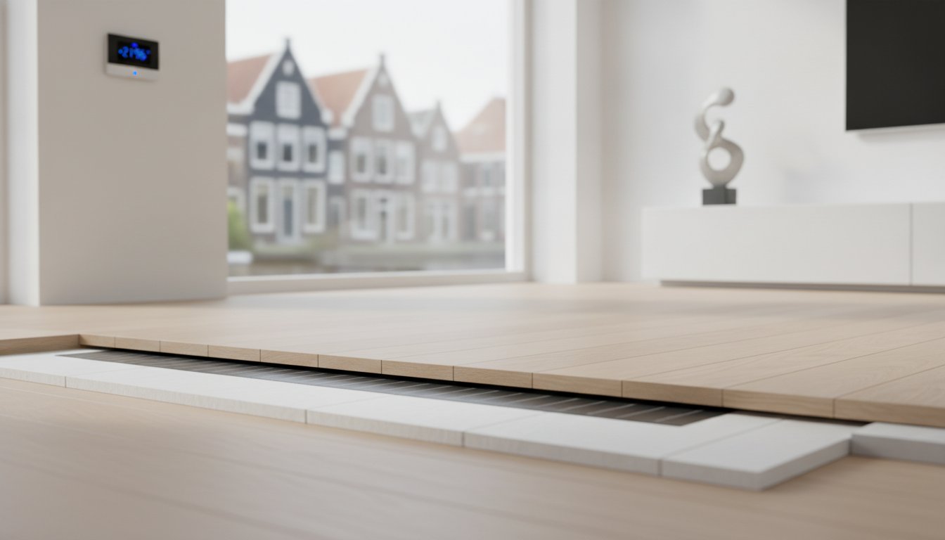 Vloerverwarming op een houten vloer: alles wat je moet weten over elektrische systemen
