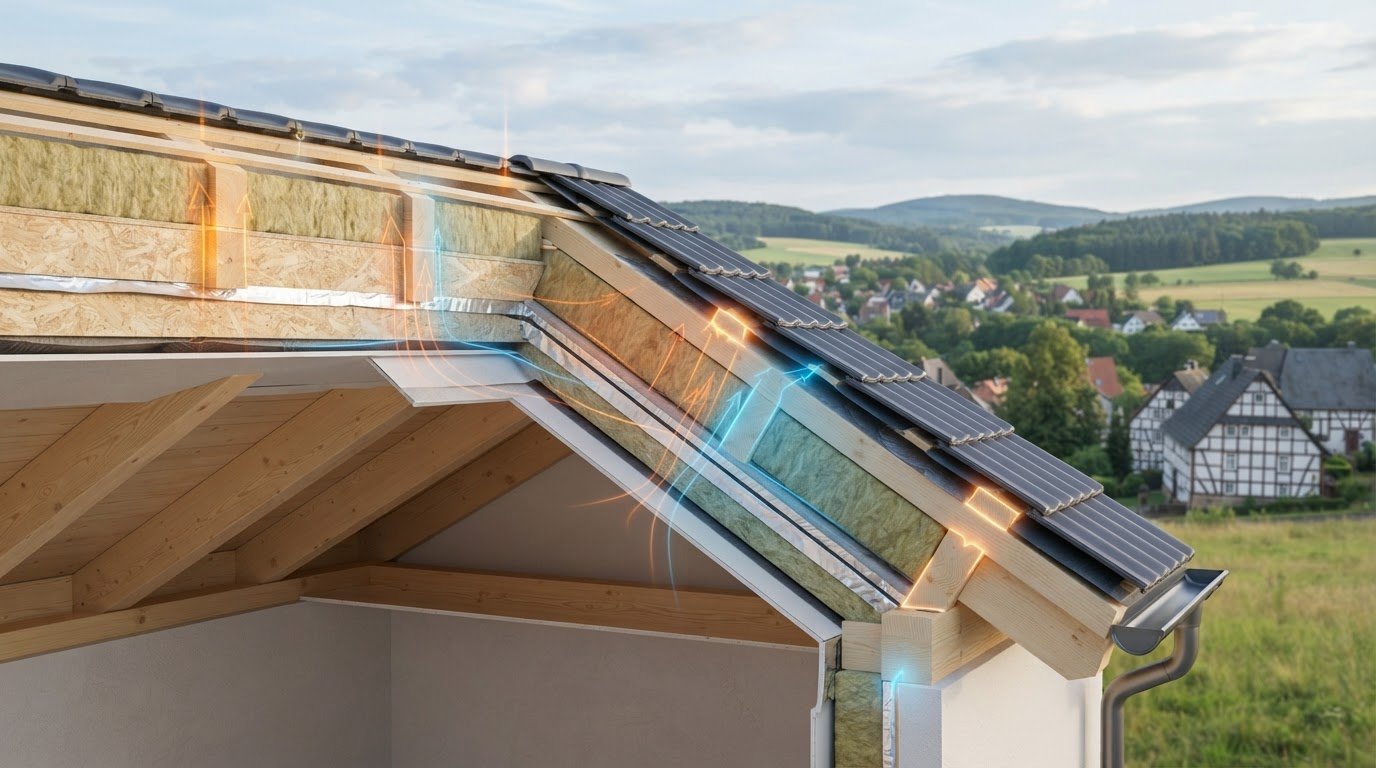 Wärmeschutzberechnung für den Dachausbau in Niedenstein: Schritt für Schritt