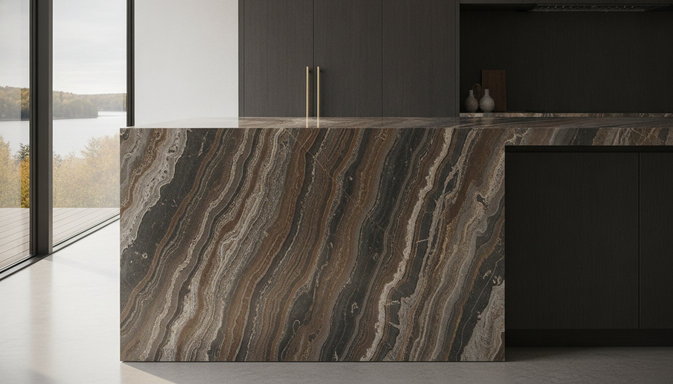 Waterfall Countertop Slab Selection: A Connoisseur’s Guide to Luxury Surfaces in Ontario