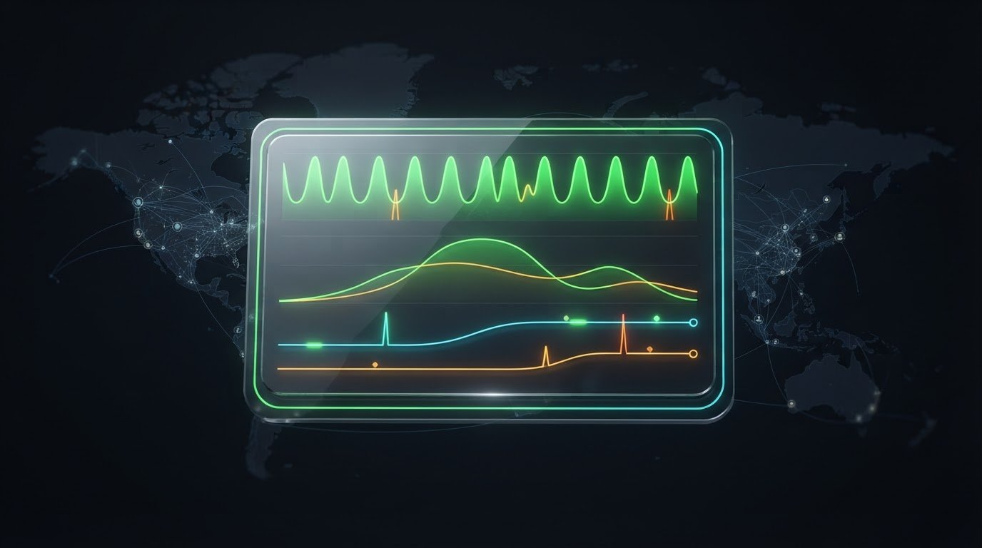 Website latency monitoring for uptime and response times