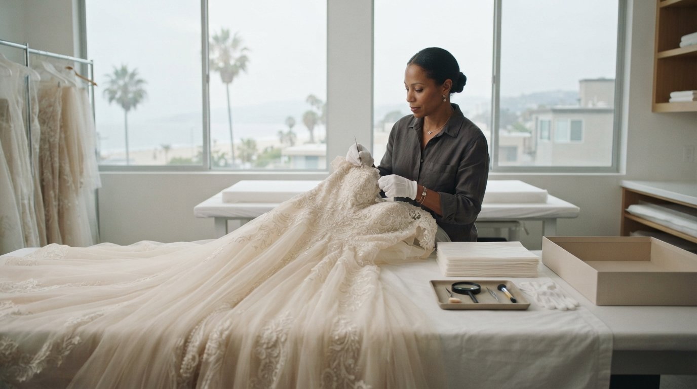 Wedding Dress Cleaning Santa Monica: Expert Gown Care & Preservation Guide