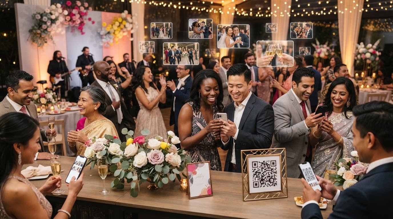 Wedding Reception Photo Sharing: Modern Ways to Collect Memories