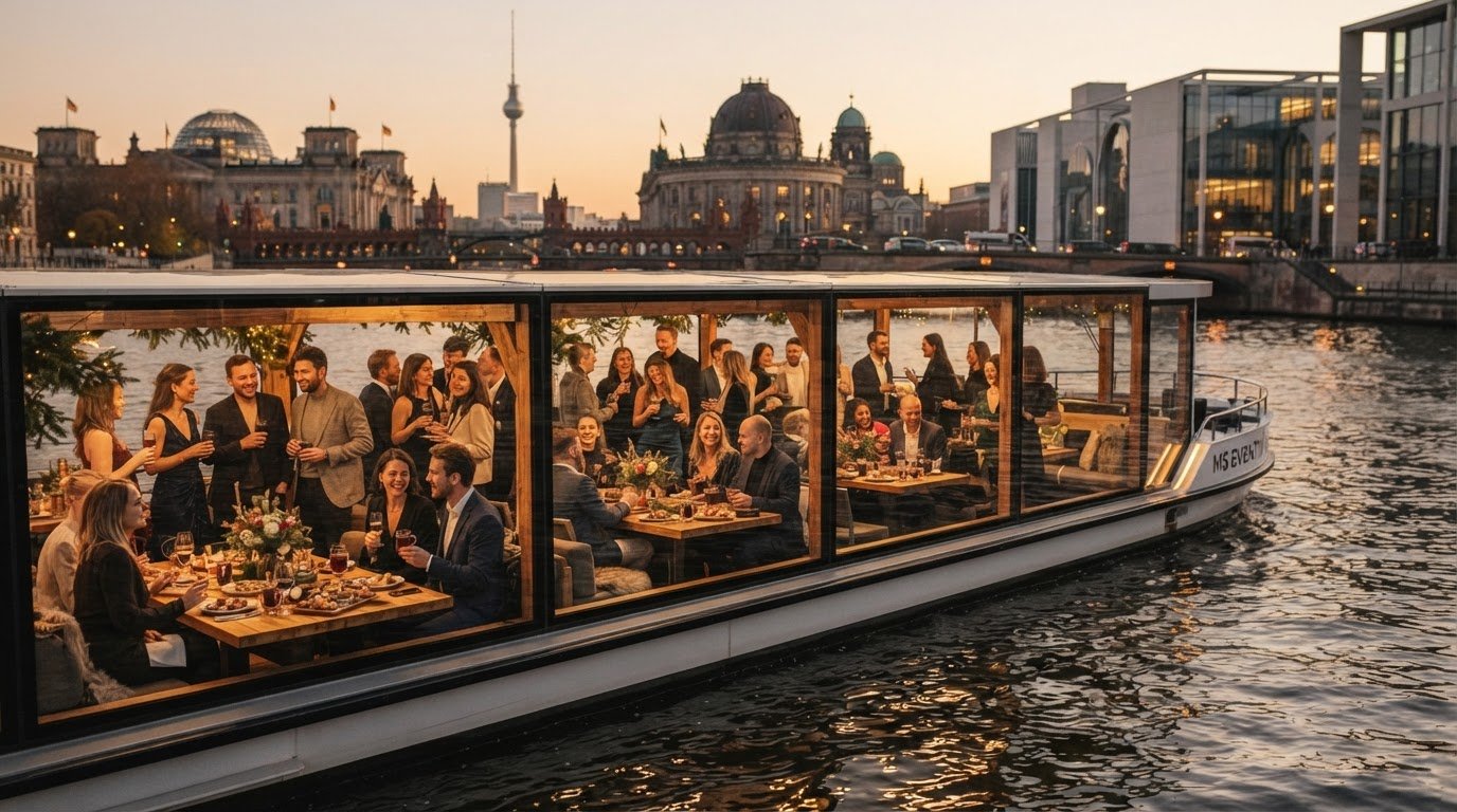 Weihnachtscatering auf dem Schiff in Berlin: Menü, Atmosphäre und Planung