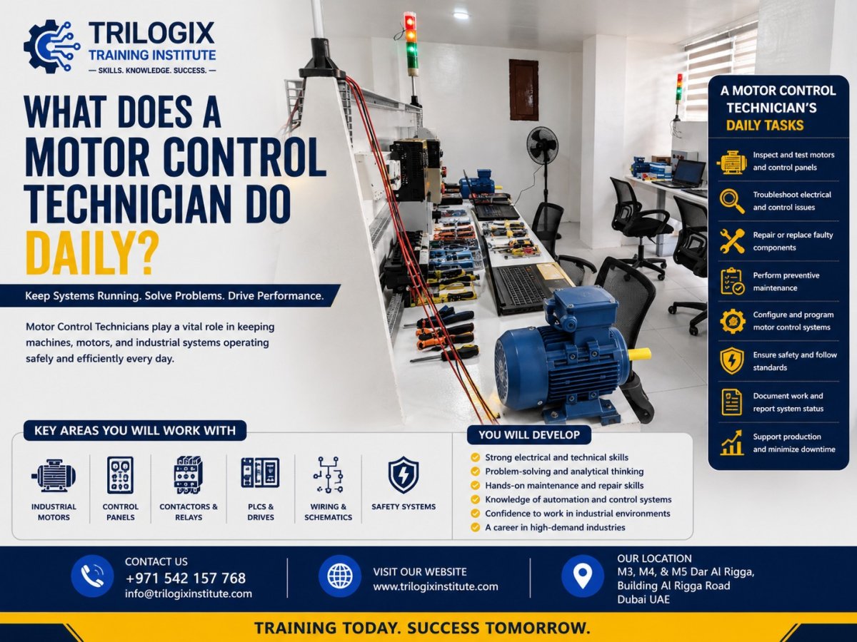 What Does a Motor Control Technician Do Daily?