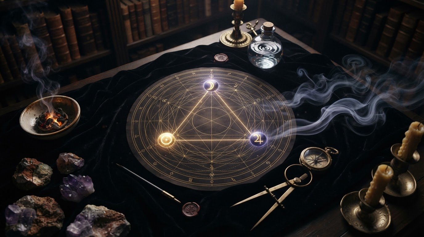 What Is a Grand Trine in My Birth Chart? Meaning, Elements, and How to Read It