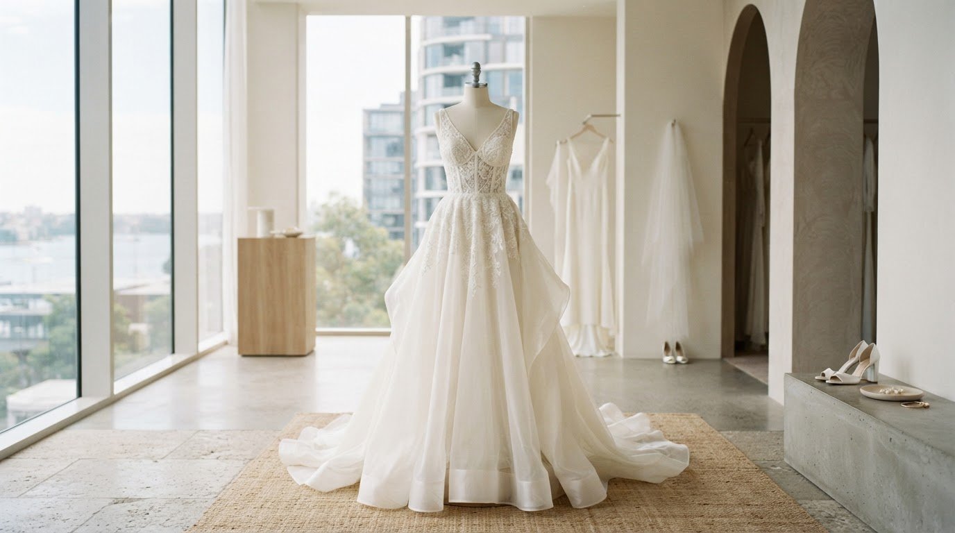 White April Bridal Gowns in Sydney: Find Your Wedding-Day Style