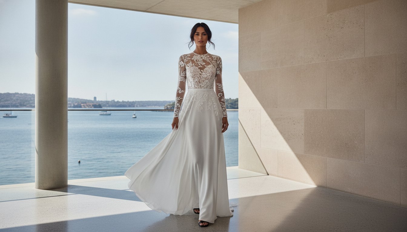 White April Gowns Sydney: 2026 Guide for Ethereal Brides