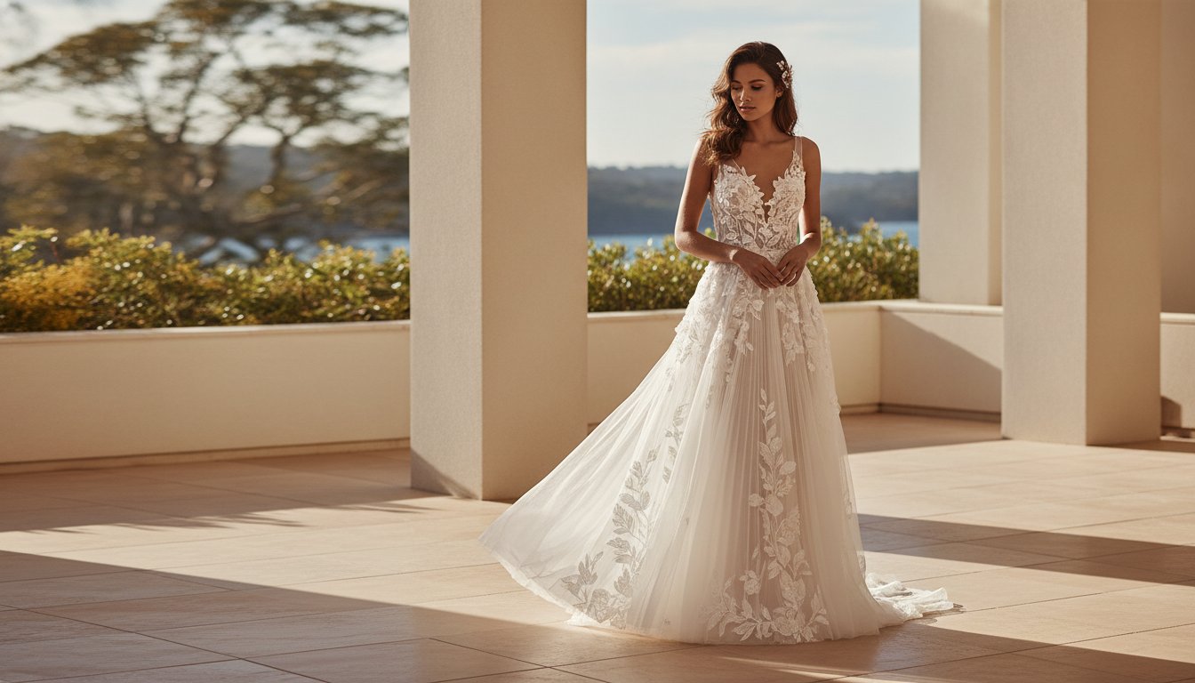 White April Gowns Sydney: 2026 Guide for Ethereal Brides