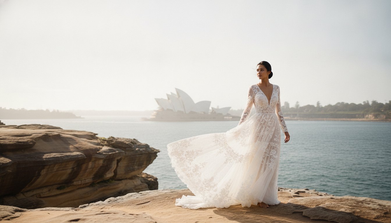 White April Gowns: The 2026 Guide to Bohemian Bridal Luxury in Sydney