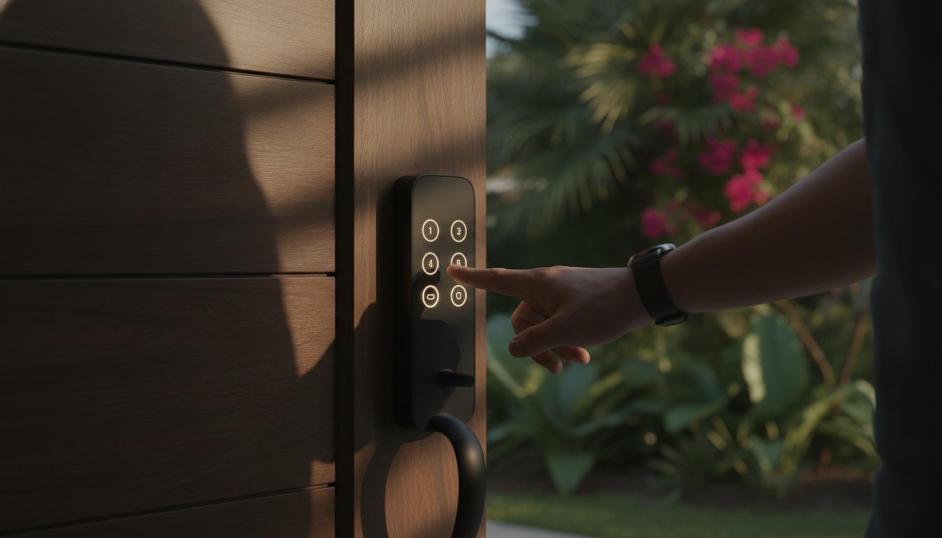 WiFi Keypad Lock Installation for Naples Homeowners