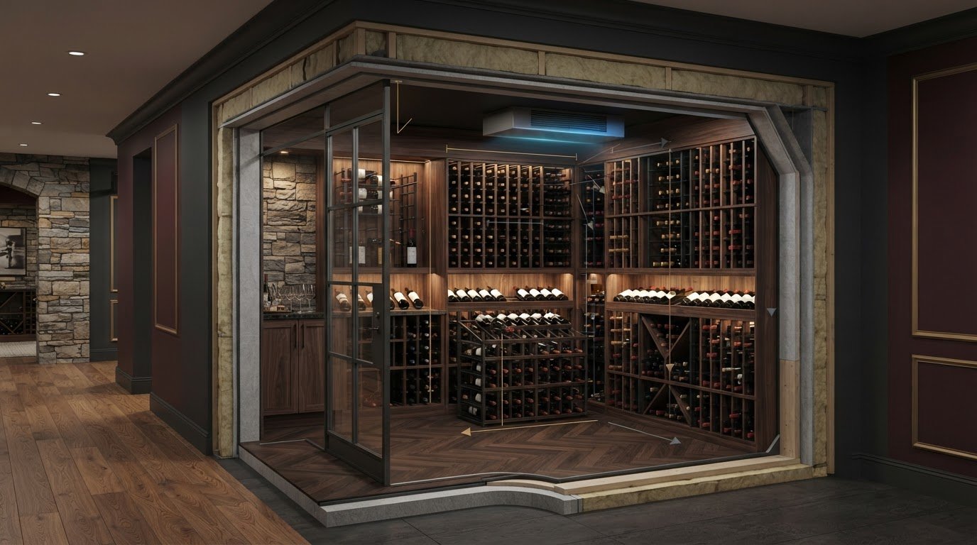 Wine Cellar Cooling Sizing: Match Capacity to Your Cellar