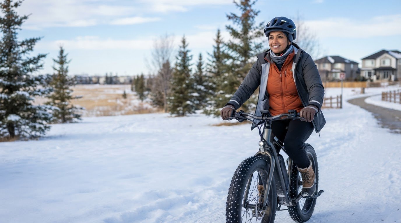 Winter E-Biking in Alberta: A Layering Guide