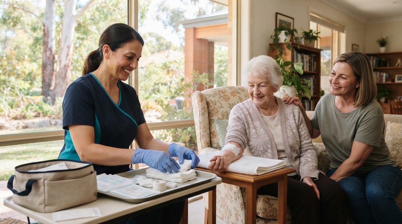 Wound Dressing Services at Home: A Perth Family Guide