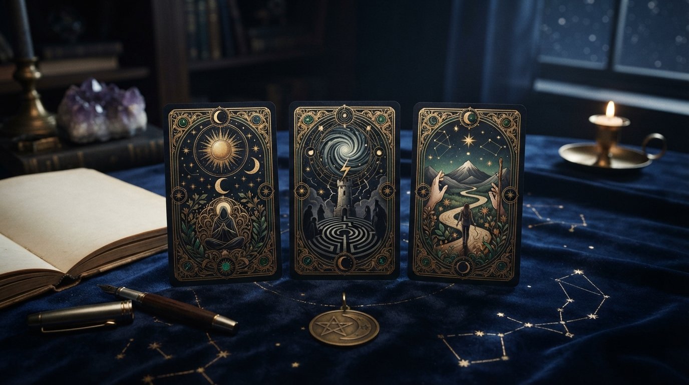 Written Three Card Tarot Reading: Grounded Insight for Clear Decisions